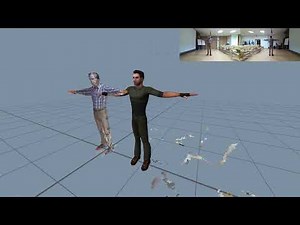 Sample Dual Azure Kinect 180 Degree Project: Walk, NFOV mode