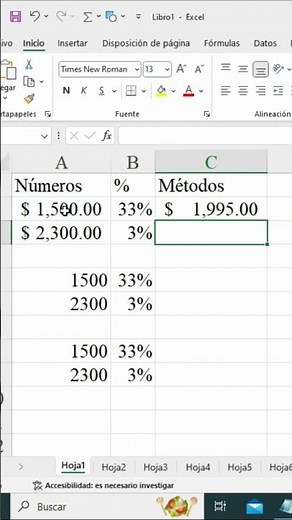 Sumar porcentajes en Excel (Método 1) #excel