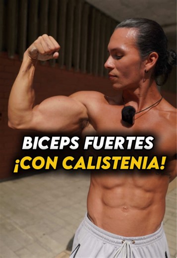 Fortalece tus bíceps sin pesas con dominadas