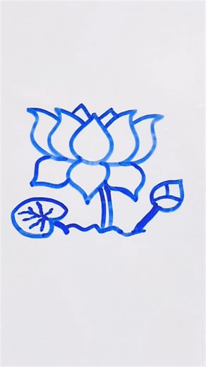 New Drawing Video#Easy Art#Virl Video#You Tube Shorts#Trending#Tamim art#How To Draw Lotus👍👌💕