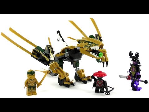 LEGO Ninjago Legacy Set 70666 - Goldener Drache 2019 / Unboxing & Review