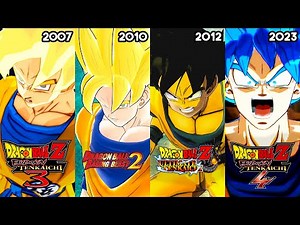 DB Sparking Zero Vs Tenkaichi 1-3 - All Super Saiyan Goku Transformations Comparison (2005 - 2023)