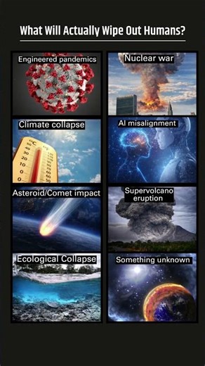 Scariest events that could wipe out humans. #shortsfeed #shorts #space