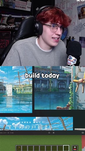 Minecraft Suzume Door Build - Day 1