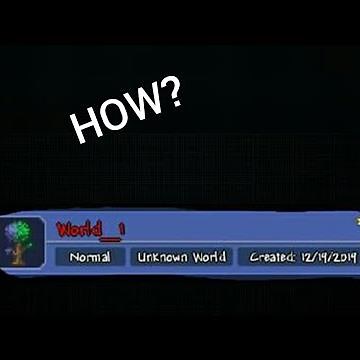 How to Fix Broken World in Terraria - Andriod