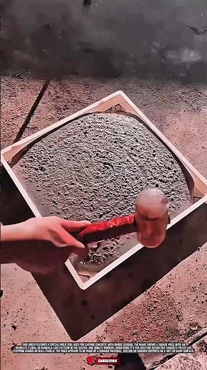 Decorative Concrete Mold Tool! Crafting Special Design Castings #ToolHolder