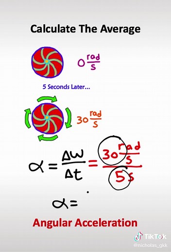 How To Calculate Angular Acceleration For Rotating Objects!! #Rotational #Physics #Kinematics #Engineering #NicholasGKK