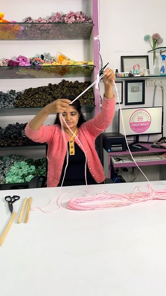 ✨ DIY Macramé Art Creation ✨Aaj maine ek beautiful Macramé Art create kiya hai#diy #trending