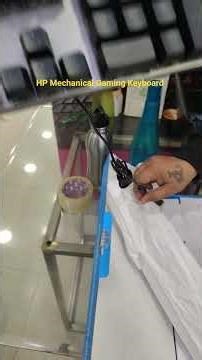 HP GK 400 Mechanical Gaming Keyboard With RGB #laptop #gaming #technology #unboxing #ytshorts #tech