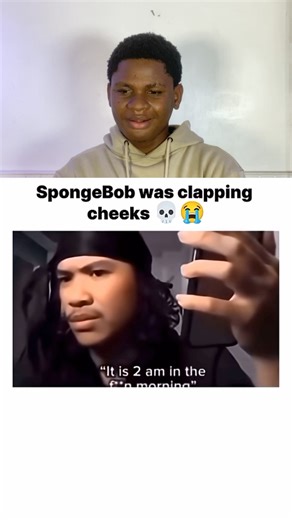 SpongeBob was clapping Cheeks 💀😭 #funny #viral #shorts