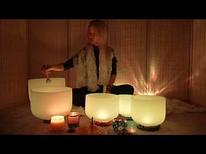 Crystal Bowl Healing Sounds for Deep Relaxation | 27 Minute Sound Bath | J.Healing Resonance