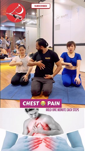 Chest Pain Right/Left Side | Yoga For Chest Pain | Chest Pain Treatment | #chestpain #chestpains #chestpainseason #chestpaintreatment #chestpainunit #chestpainswaskickinin #chestpainsucks #chestpainawareness #heartpain #heartpains💔 #heartpains #yogaforchestpainrelief #yogaforcheststretch #boobspain #painboobs #backworkout #easyback #neckpainrelief #kneepainrelief #shoulderpainrelief #fingerpain #heelpainrelief | Pawan Chand