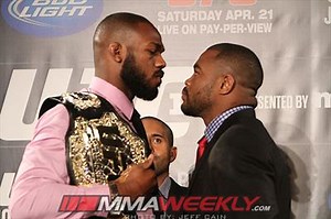 UFC 145 Jones vs. Evans – The Staredown! MMA News