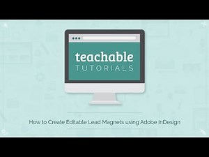 How to Create an Editable Workbook with InDesign (and sell them online)