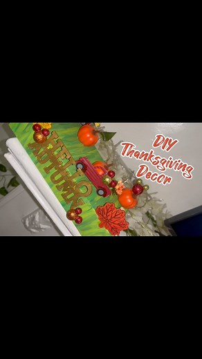 It’s that time of year where thanksgiving is near. In honor here is a simple DIY Thanksgiving Decoration 🧡 Follow for More Designs ‼️ #diy #diydecor #decorations #Thanksgiving #thanksgivingdecor | Samizzle’s Designs