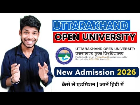 Uttarakhand Open University Admission form 2026 27