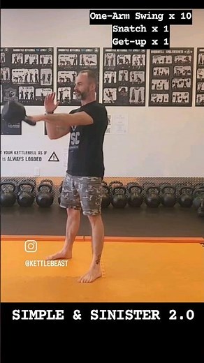 👉 "KETTLEBELL SIMPLE AND SINISTER" 2.0🔥🗡🛡 #kettlebell #kettlebellworkout