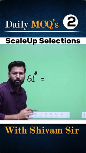 ScaleUp App on Instagram: "No Formula, No Calculator 🔥 | Smart Trick to Find Squares Fast . . . What if you could find 81² without actually calculating it? 🤔 Shivam Sir reveals a super-smart math trick that lets you find the square of any number using the square of the previous number! 🔥 If you know 80², then 81² becomes just a matter of simple addition. No pressure, no long calculations — just pure logic! 🧠✨ 👉 Now your turn: Comment the answer of 73² 👇 . . . #mathtricks #quickmaths #squar