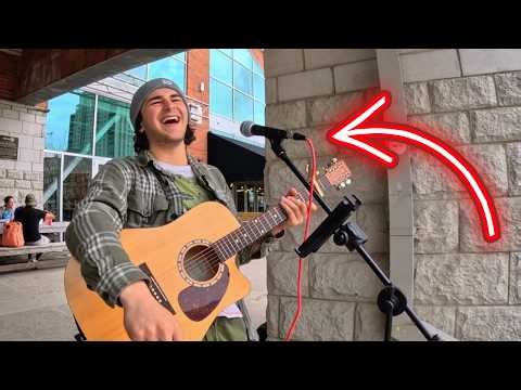 I met the next Justin Bieber singing on the street 🥺❤️