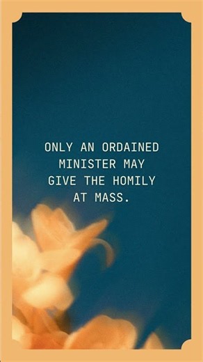 What is a homily anyway?