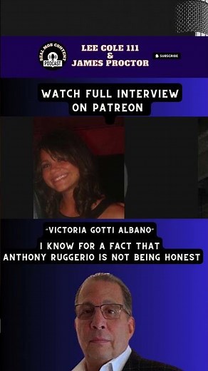JOHN GOTTI'S GRANDDAUGHTER "VICTORIA GOTTI ALBANO "ANTHONY RUGGIANO" NOT BEING TRUTHFUL. #johngotti