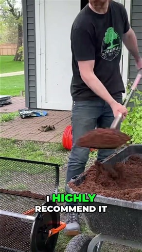 Compost Spreader Hack: Effortless Seeding & Lawn Care #shorts