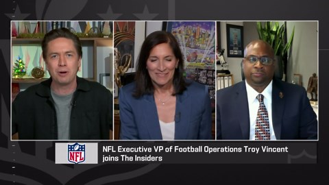 VP of football operations Troy Vincent joins 'The Insiders' for an exclusive interview after virtual winter league meeting