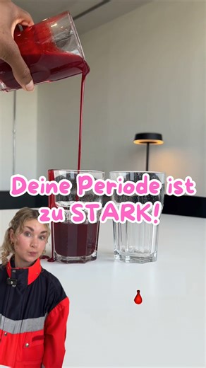 Celine Kilian | Rettungsmaus 🐭✨ on Instagram: "🚨 BLUTEST du zu VIEL während der Periode!? 🩸 So findest du es raus! Viele denken, sie würden während ihrer Periode mega viel Blut verlieren, aber wusstest du, dass es im Durchschnitt gerade mal 30–60 ml pro Zyklus sind? Das sind nur etwa 2–4 Esslöffel Blut! 🥄 Wenn man noch die Gebärmutterschleimhaut und Sekret dazuzählt, sind’s insgesamt ungefähr 80 ml. Die stärksten Tage sind dabei meist Tag 1&2. Wenn du das Gefühl hast, dass du deutlich mehr v