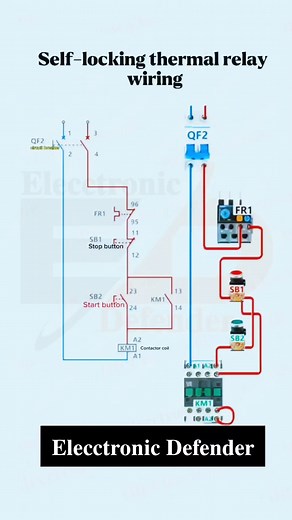 52K views · 1.1K reactions | Self looking thermal relay wiring #fbreels #foryoupageシ #electrician #electronics #watch #Project #Official #electricalengineering #videos #electrical | Elecctronic Defender | Facebook