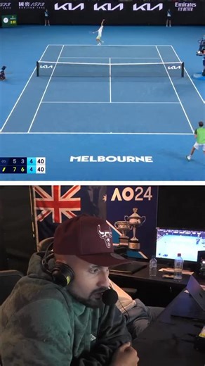 228K views · 420 reactions | Daniil Medvedev had Nick Kyrgios 퐌퐈퐍퐃퐁퐋퐎퐖퐍 in the commentary booth! 勞 #AusOpen | TNT Sports | Facebook