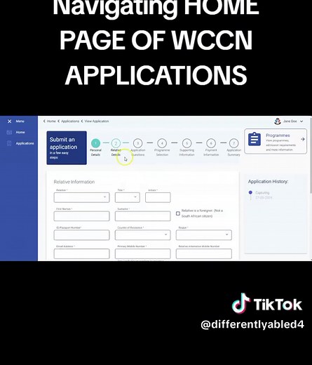Navigating the Home Page of Western Cape College of Nursing