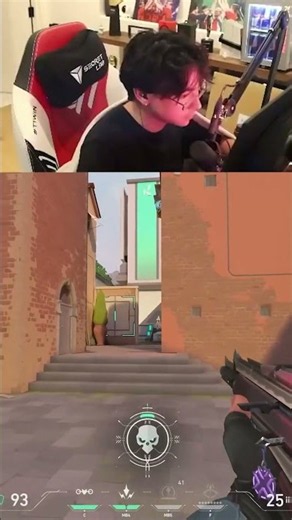 This is Tenz's favorite crosshair??? 😱😱 #valorant #valorantclips #tenz