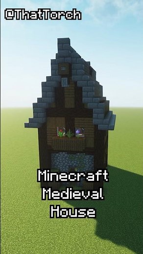 Minecraft Medieval House #shorts #minecraftshorts
