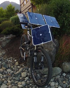 thekpv powers solarcross e bike to operate without batteries