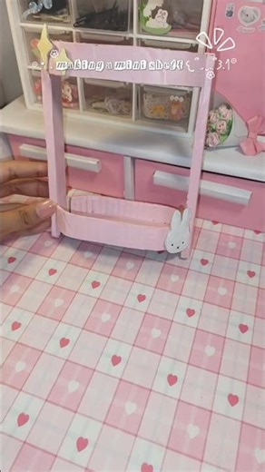 mini storage diy ✨#diy #shorts #cute #organizer #decoration #cardboard #trending #fyp