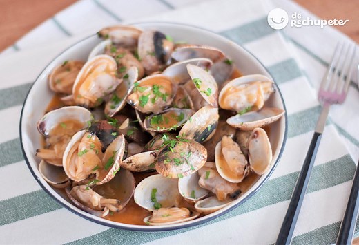 Almejas a la marinera, receta tradicional - De Rechupete
