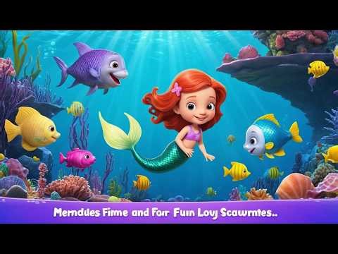 Mermaid Finds a Sunken Toy Factory Underwater Adventure | Funny and Fun Kids Nursery Rhyme Animation