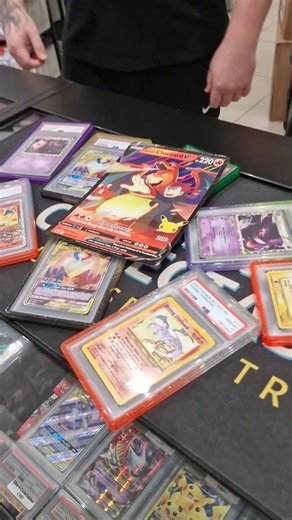 What is the biggest card in the shop? 🤔 #pokemon #pokemoncards #collector