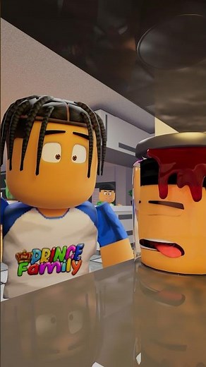DJ LOST HIS HEAD PRANK ON KYRIE #roblox #shorts | The Prince Family Clubhouse