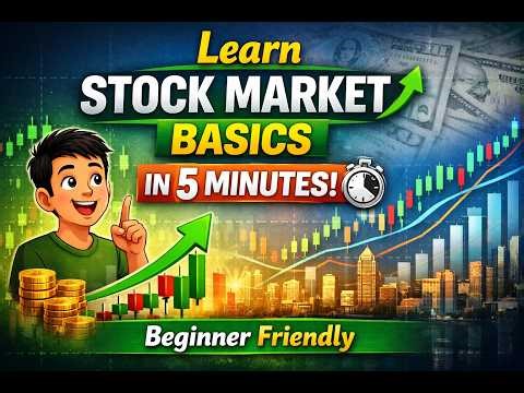 Stock Market Basics Explained for Beginners (Simple Guide)