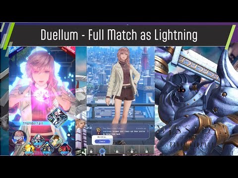 Final Fantasy Dissidia Duellum - Complete Match Lightning
