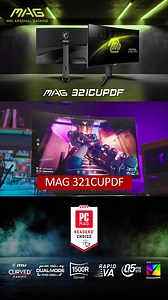 1.6K views · 42 reactions | Game like a pro with the MAG 321CUPDF! Its Dual Mode feature lets you switch between optimized settings for different tasks, ensuring peak performance every time. Learn more: msi.gm/MAG-321CUPDF | MSI Gaming | Facebook