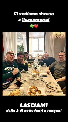 10K views · 685 reactions | Ci vediamo Stasera  #Sanremo2023 #Lasciami Modà ☘ | Passione Modà | Facebook