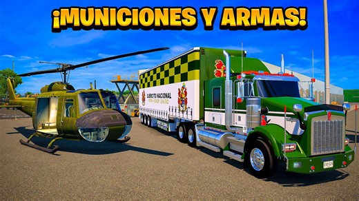 ¡Cargamos Armas y Munición del Ejército Nacional! – Misión Militar en American Truck Simulator