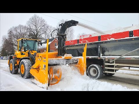 Big Compilation of Snow Removal Operations in Montreal | Canada Winter 2020-2021 #snowremoval