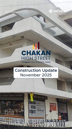 🚧 Construction Update – November 2025 At Chakan High Street, we’re not just building spaces — we’re building the future of business. With 80% of construction already complete, the landmark is taking shape faster than ever! ✨ Premium shops starting from ₹23 Lakhs onwards 📍 Located in the heart of Chakan’s fastest-growing commercial zone Shop today and be part of Chakan’s next big commercial success! . . . . #ChakanHighStreet #OfficeSpaces #RetailSpaces #ConstructionUpdate #FutureOfBusiness #Con