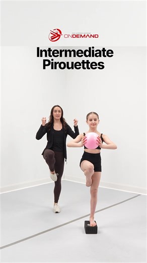 If your passé keeps dropping mid-turn, this is why. It's not just about lifting the knee — it's alignment. Ribs closed. Belly button to spine. Elbows lifted. Shoulder, rib, hip, and standing leg all stacked. This drill breaks it down on a block so you can actually feel the position before your pirouette. Follow along! Drop 'FREE' below and get your first month on us. #dancetips #dancetechnique #workout #fyp