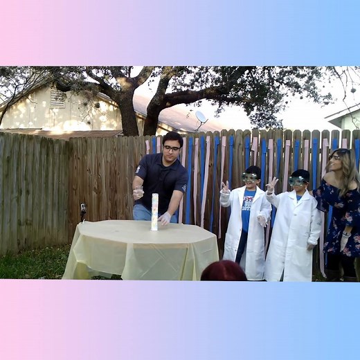 Baby's gender revealed by a family science project! What will it be?! 🍼 | Pregnancy Glow