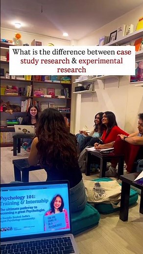 Difference between Case Study Research and Experimental Research 📚#psychology #sociallysouled