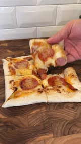 Authentic Italian stuffed crust pizza